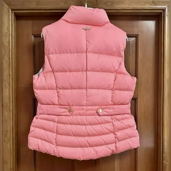 NWT Lilly Pulitzer Isabelle Vest Cheeky Melon Down Insulated 🪸 - Picture 6 of 8